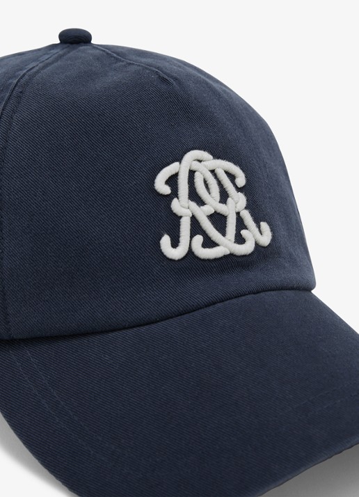 Reiss Luzon pet met logoborduring - detail navy / blauw