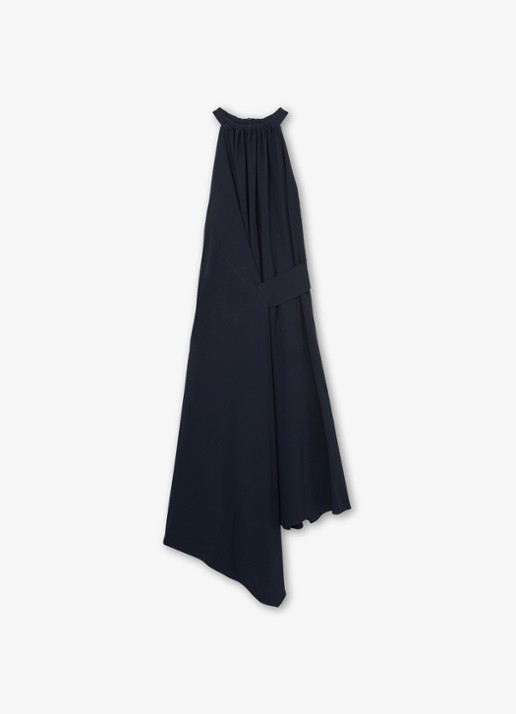 Reiss Maeve midi jurk met gedrapeerd detail