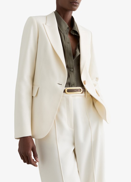Reiss Malin single breasted blazer met klepzakken