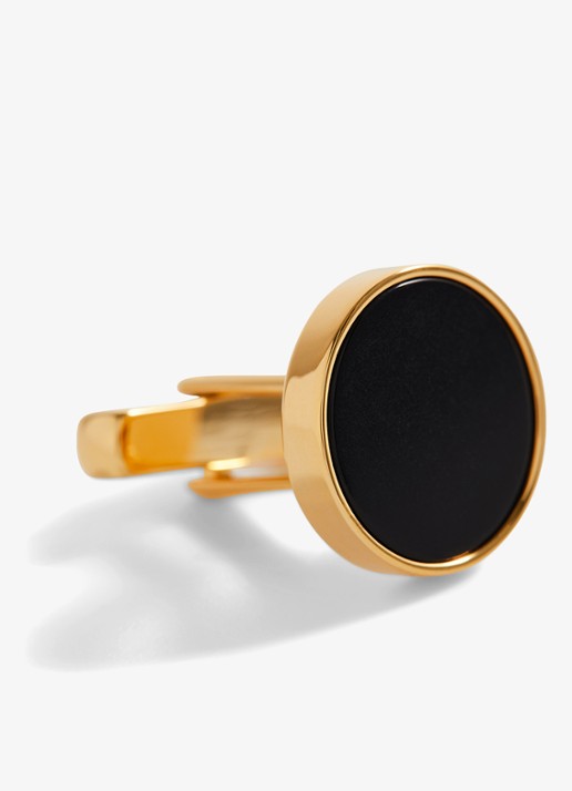 Reiss Manchetknopen met logo - detail 2 goud