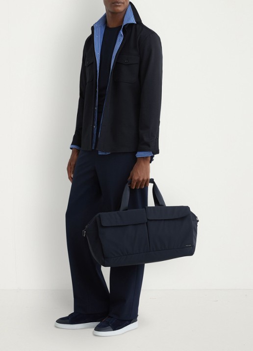Reiss Mcshane overshirt met borstzakken - detail 4 donkerblauw