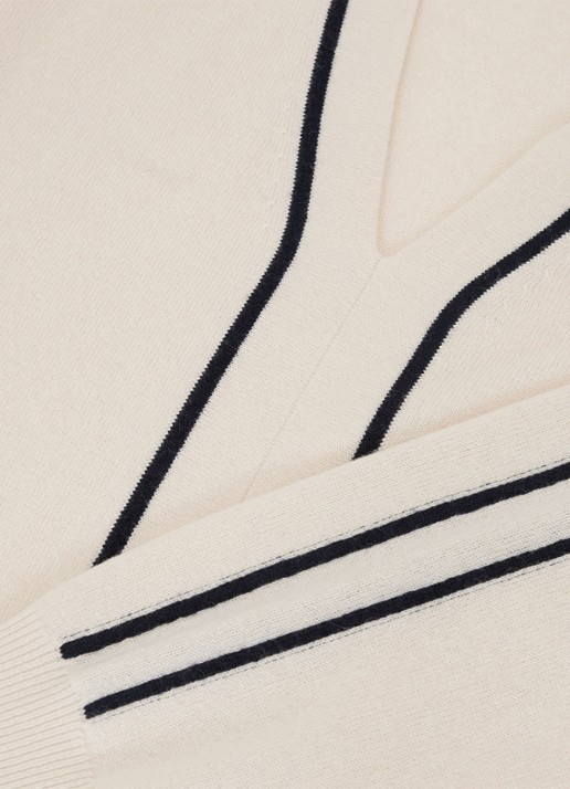 Reiss Mila fijngebreide trui in kasjmierblend - detail 6 beige