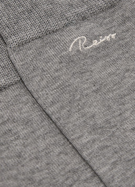 Reiss Milo sokken in katoenblend met logo - detail 3 grey / grijs