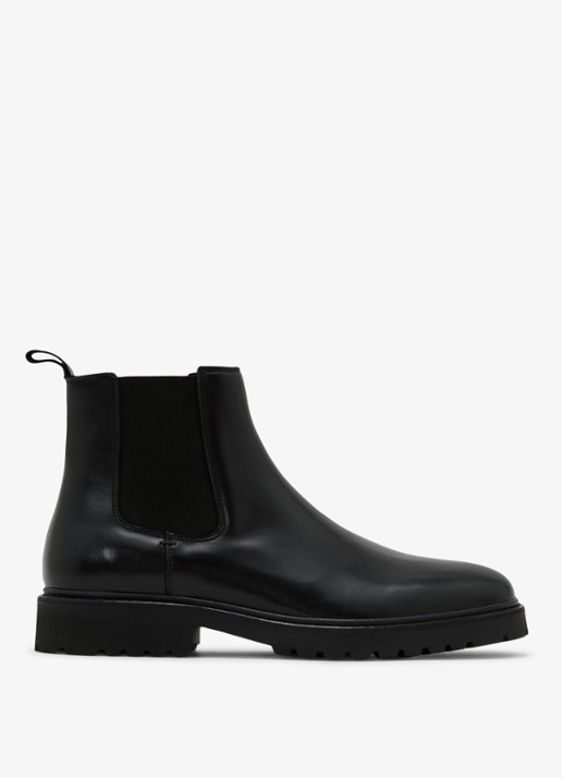 Reiss Milton chelsea boot van leer