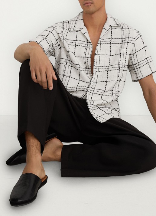 Reiss Moran regular fit overhemd met ruitdessin - detail 3 wit