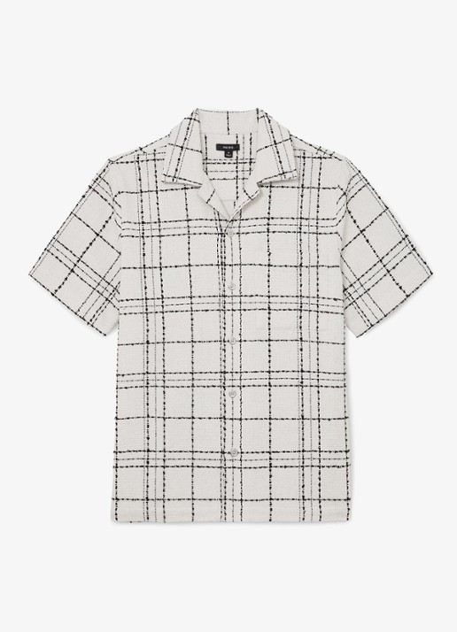 Reiss Moran regular fit overhemd met ruitdessin