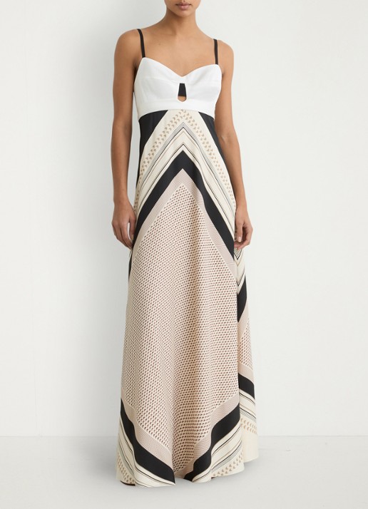 Reiss Myra maxi jurk met grafische print