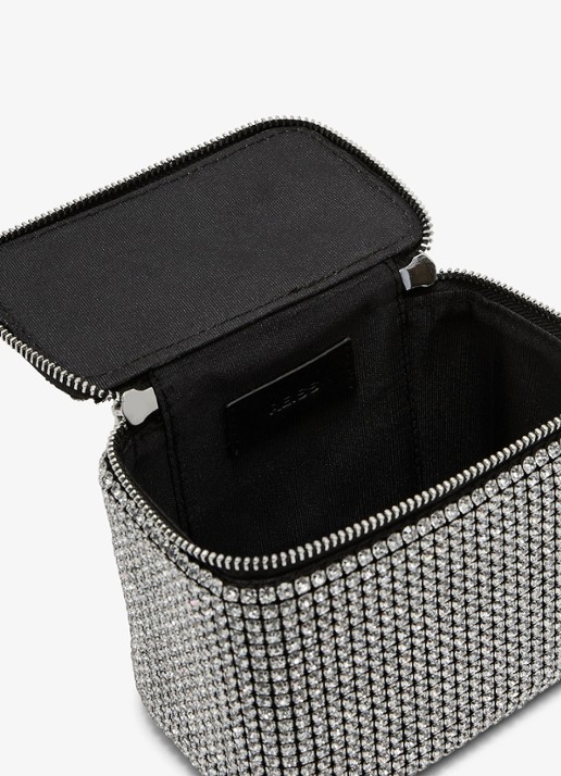Reiss NOVA mini crossbodytas met strass  - detail 4 zilver