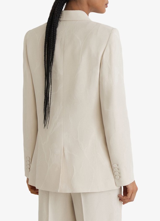 Reiss Ottie double-breasted blazer met klepzakken - achterkant 5 wit