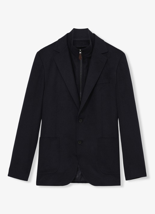 Reiss Patch single breasted colbert in wolblend