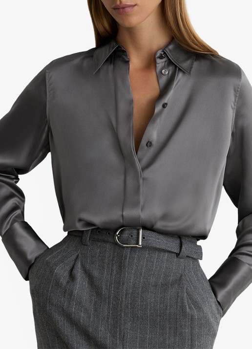 Reiss Petite ameira blouse van zijde