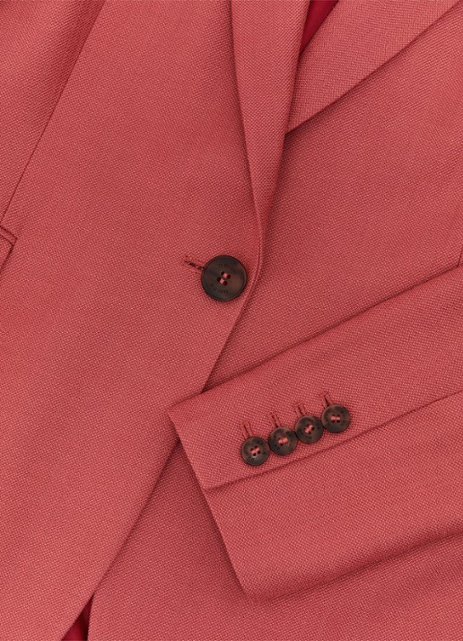 Reiss Petite Jules blazer met klepzakken - detail 5 donkerrood