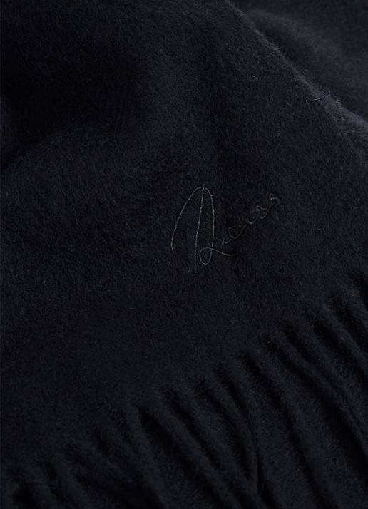 Reiss Picton sjaal in kasjmierblend 180 x 31 cm - detail 2 navy / blauw