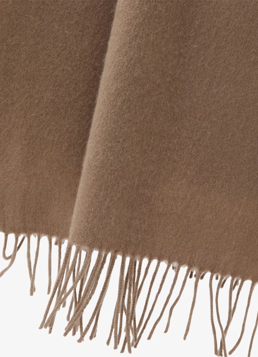 Reiss Picton sjaal van wol en kasjmier - detail 4 camel