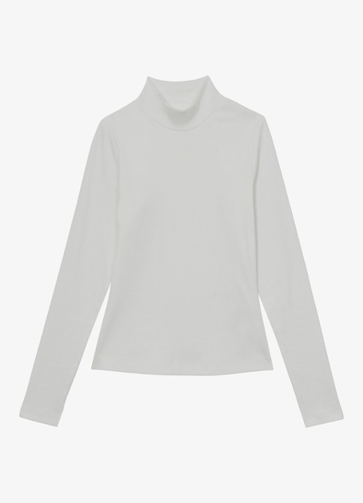 Reiss Polly longsleeve met stretch - voorkant 2 wit