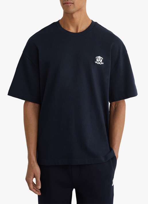 Reiss Rainer T-shirt met borduring