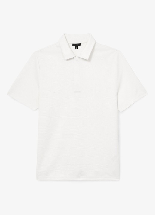 Reiss Reed regular fit polo met wafelstructuur