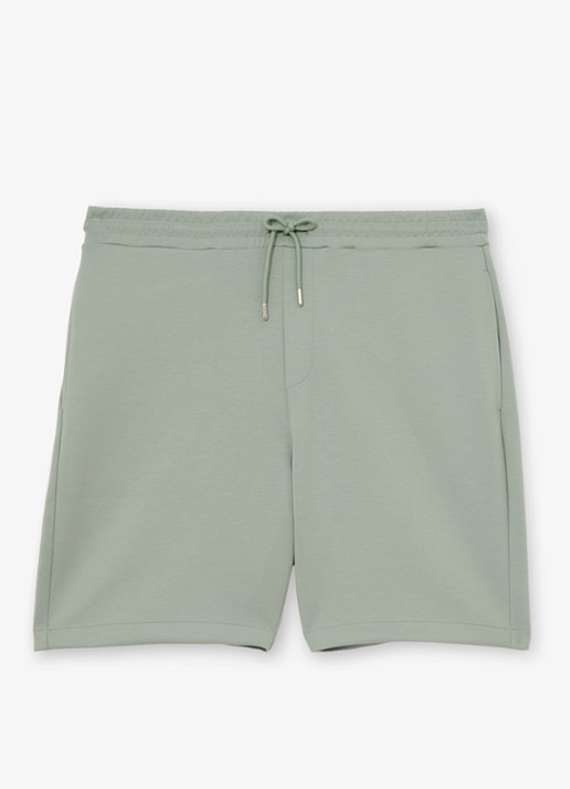 Reiss Reid straight fit korte broek met steekzakken - voorkant 5 mint