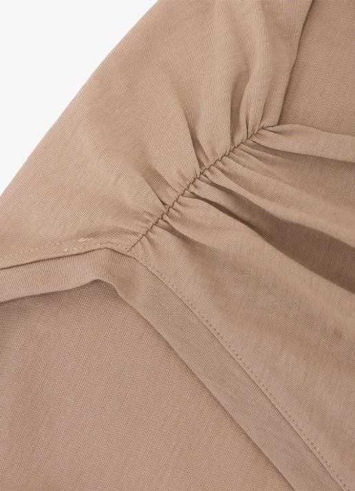 Reiss Renee top met V-hals - detail 3 beige