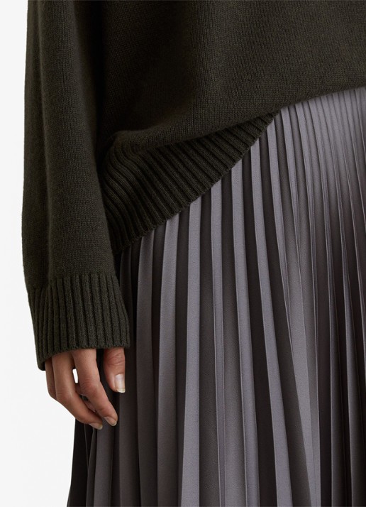 Reiss RILEY fijngebreide trui in kasjmierblend  - detail 6 khaki