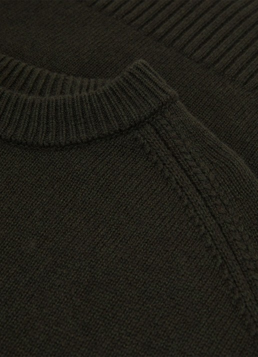Reiss RILEY fijngebreide trui in kasjmierblend  - detail 7 khaki