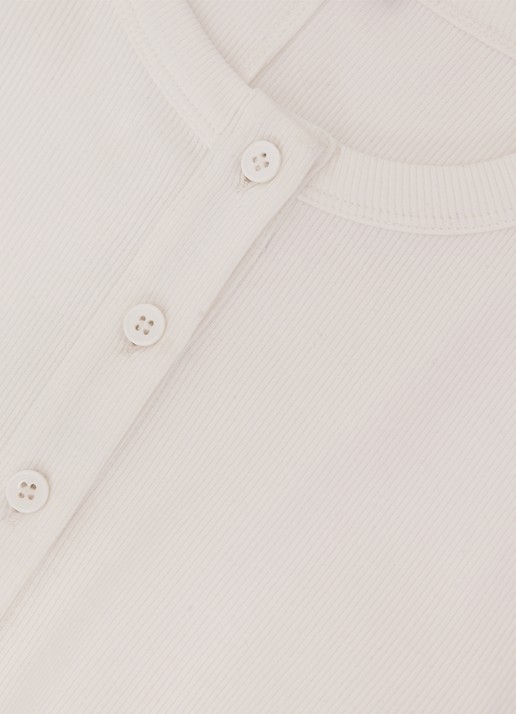 Reiss Rina ribgebreide long sleeve - detail 6 wit
