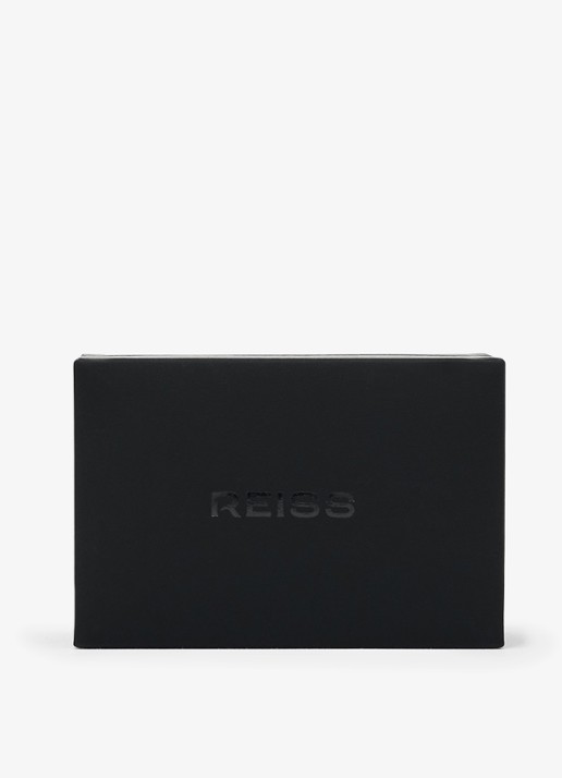 Reiss Ripley manchetknopen met logo - detail 4 zilver