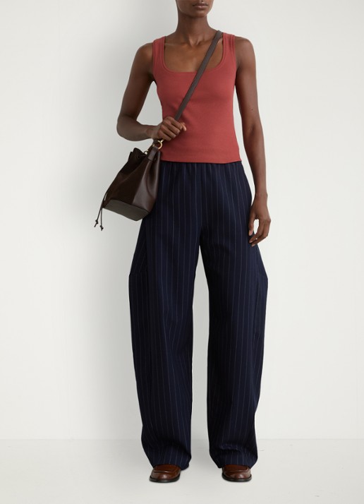 Reiss Riva tanktop met stretch - voorkant 2 rood