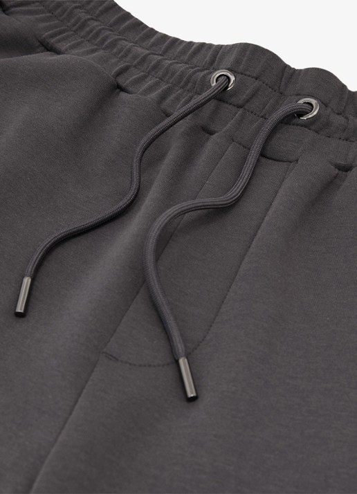 Reiss Rivo straight fit joggingbroek met steekzakken - detail 5 donkergrijs