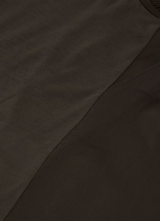 Reiss Ruby top van zijde - detail 3 bruin