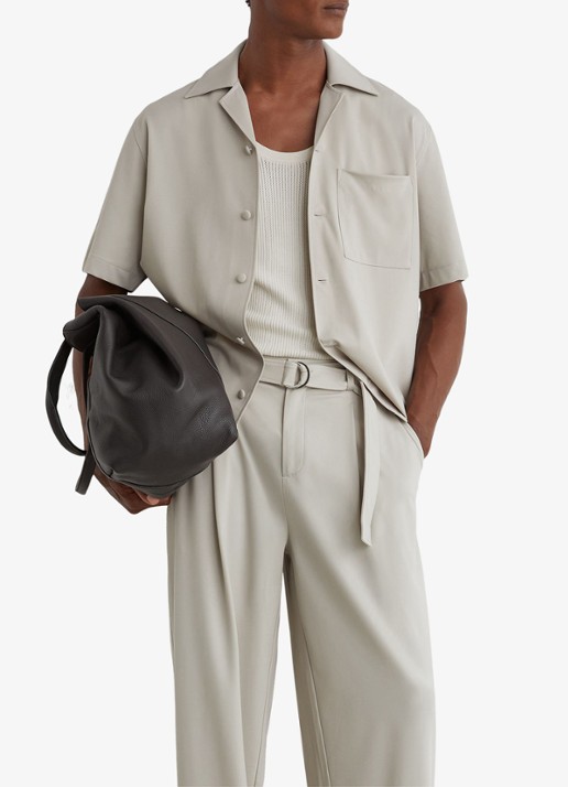 Reiss Russo regular fit overhemd - detail 5 beige