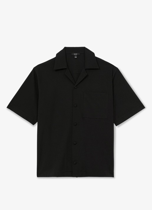 Reiss Russo regular fit overhemd - voorkant zwart