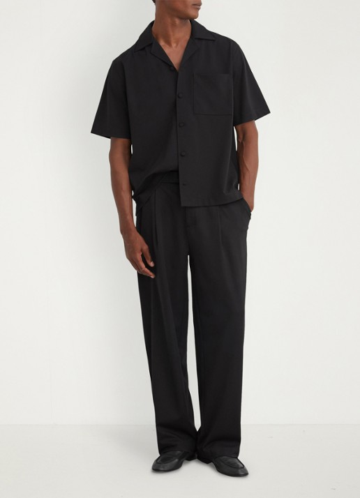 Reiss Russo regular fit overhemd - voorkant 2 zwart