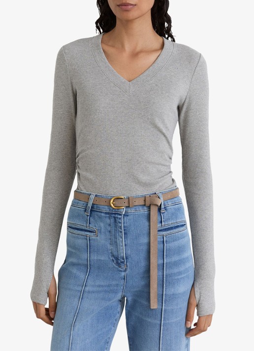 Reiss Sandrine top met V-hals