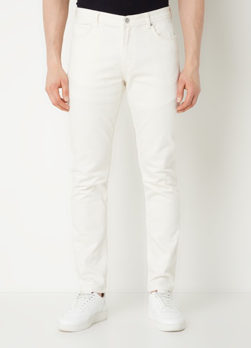 Reiss Santorini slim fit jeans met gekleurde wassing - detail 2 ecru / wit