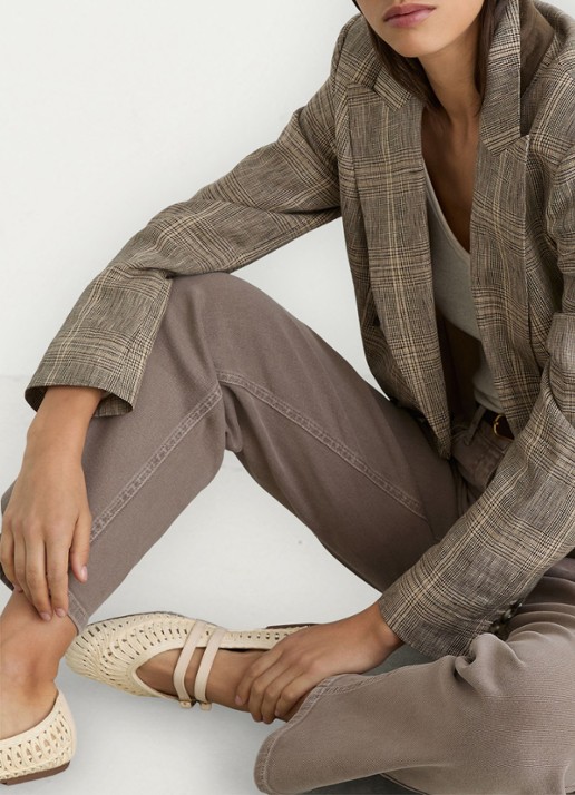 Reiss SELIN Mid-Rise Straight-Leg Jeans - detail 3 naturel