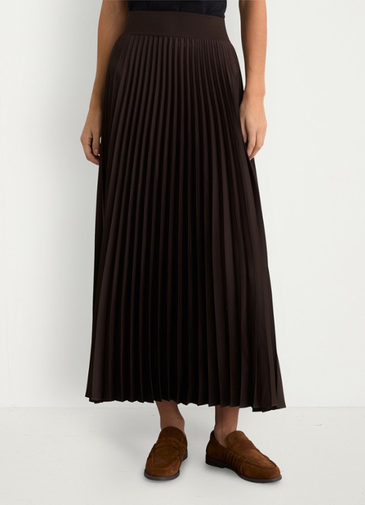 Reiss Seren geplooide midirok