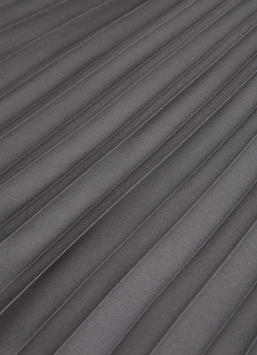 Reiss Seren midi rok met plissé - detail 6 grey / grijs