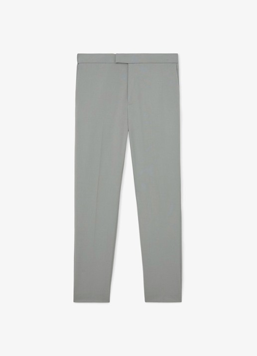 Reiss Slim fit pantalon met steekzakken - voorkant 6 grijs