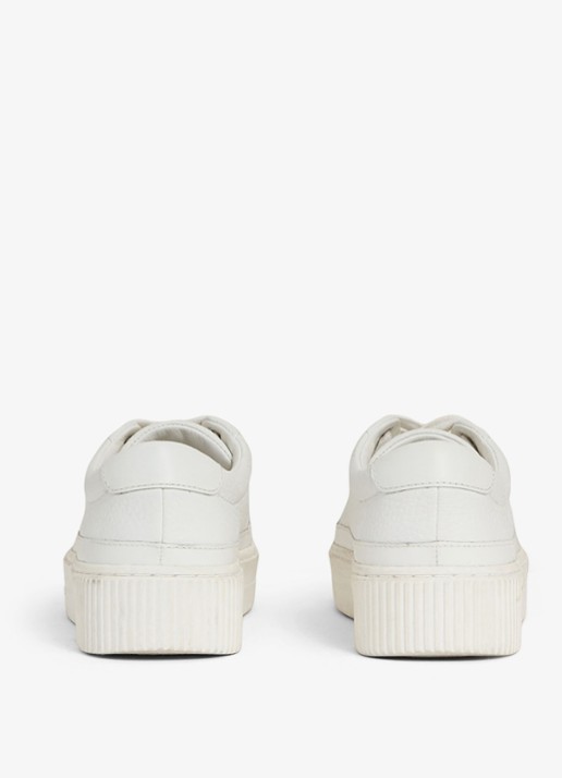Reiss Sneaker met logo - achterkant 5 wit