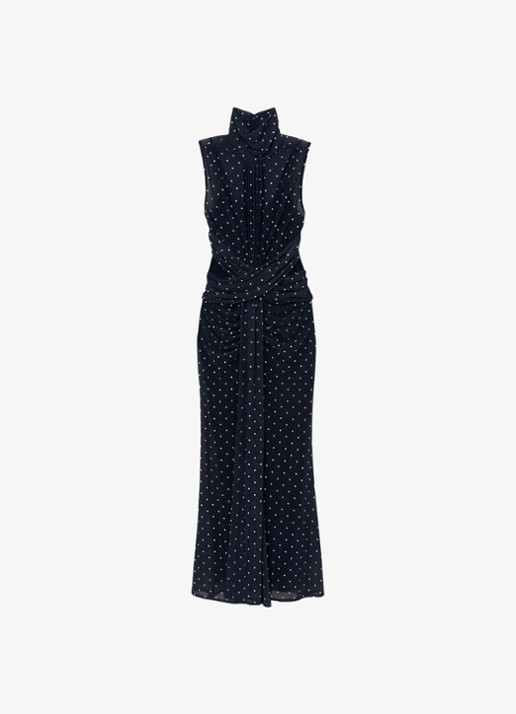 Reiss Stacey maxi jurk met stippenprint