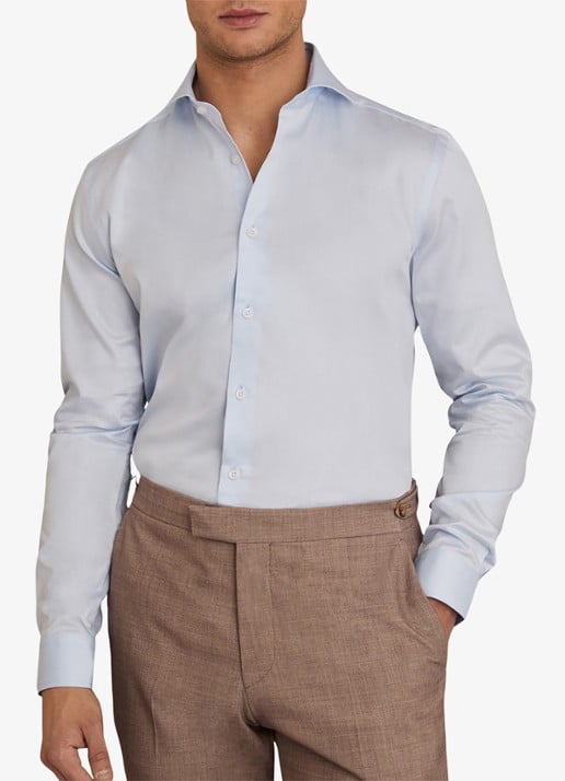 Reiss Storm slim fit overhemd van katoen