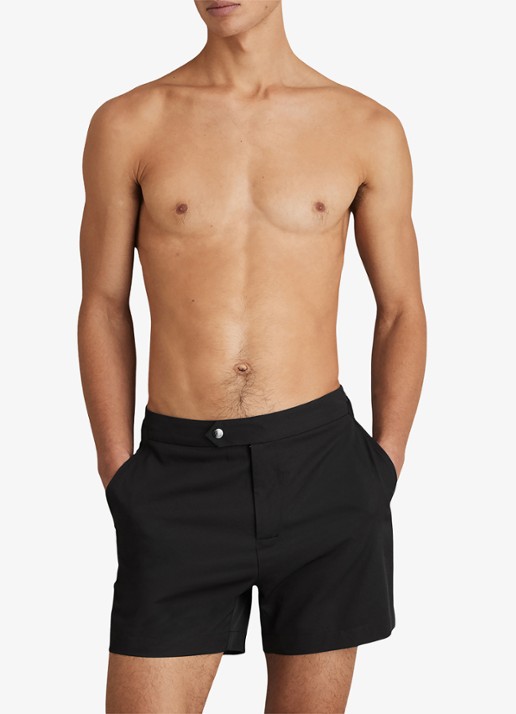 Reiss SUN Side-Adjuster Swim Shorts - voorkant 5 zwart