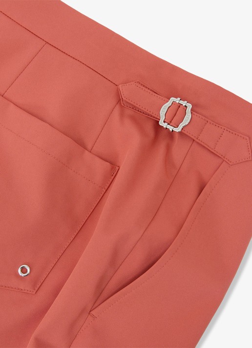 Reiss Sun zwemshort met steekzakken - detail 3 oranje