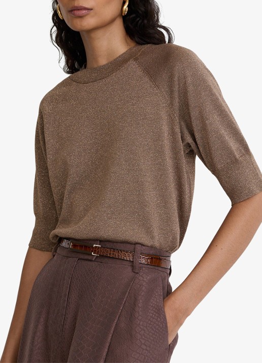 Reiss Susanne top  in wolblend met glitter