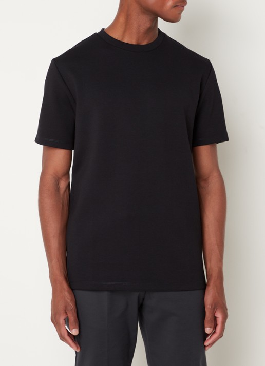 Reiss T-shirt van scuba - detail 3 donkerblauw