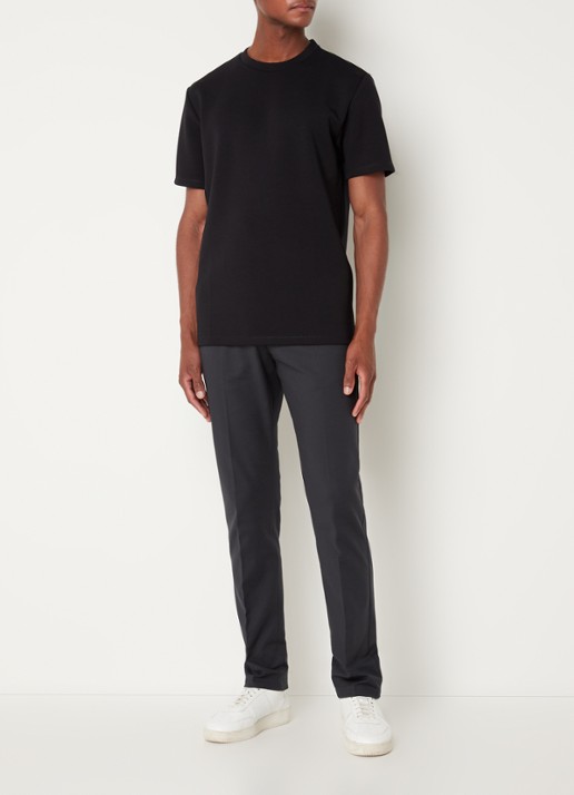 Reiss T-shirt van scuba - voorkant 2 donkerblauw