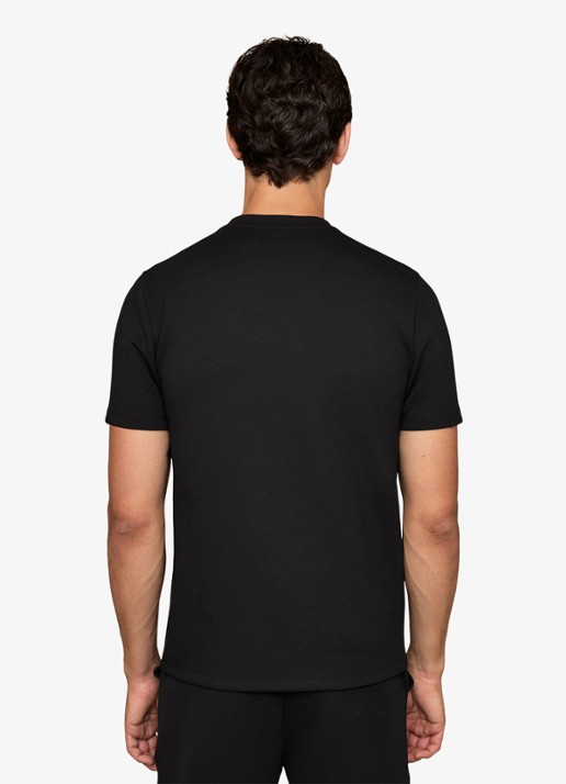 Reiss T-shirt van scuba - achterkant 5 black / zwart