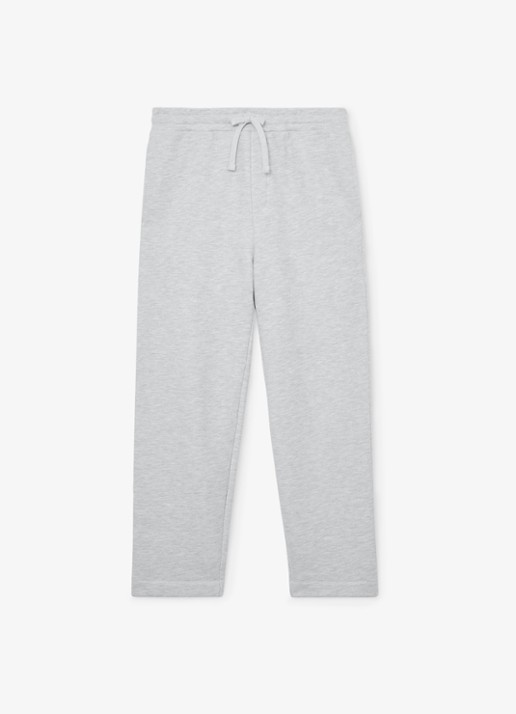 Reiss Tanner tapered fit joggingbroek met trekkoord - voorkant 2 grijsmele
