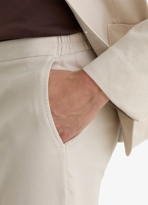 Reiss Tapered fit pantalon met steekzakken - detail 2 stone / beige